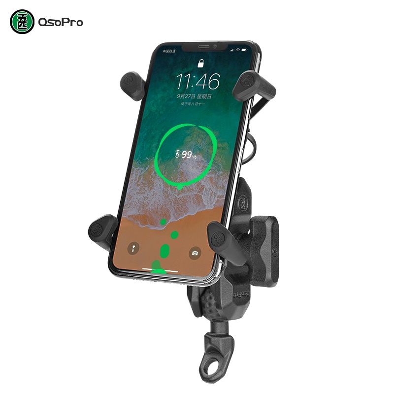 Five oso series scooter rearview mirror bevel Doka X wireless charging ...