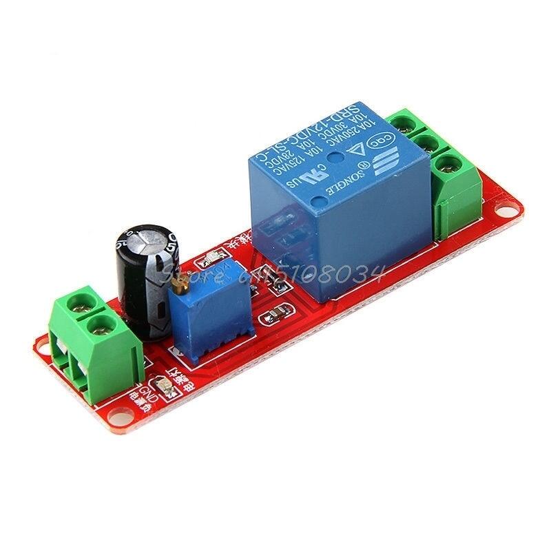 Dc 12v Vehicle Delay Relay Shielding Module Ne555 Timer Adjustable ...