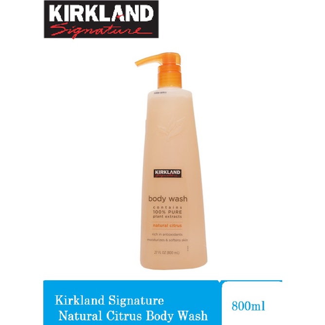 Kirkland Signature Natural Citrus Body Wash 800mL Shopee Philippines