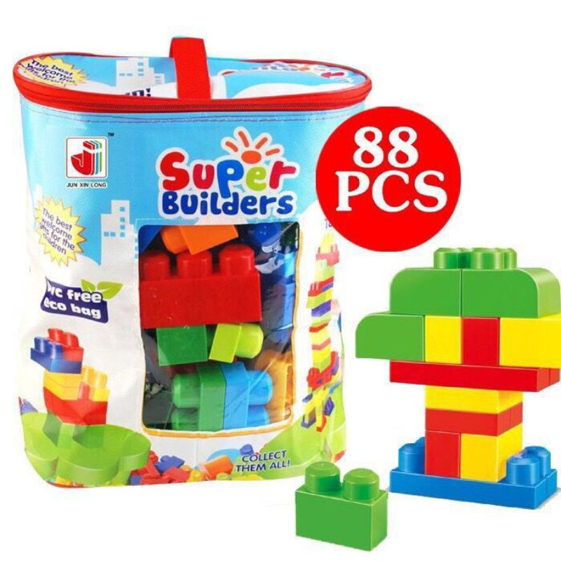 HB MEGA/ JUMBO Building Blocks 88pcs Super Builder Jumbo Building Blocks BIG SIZES Shopee