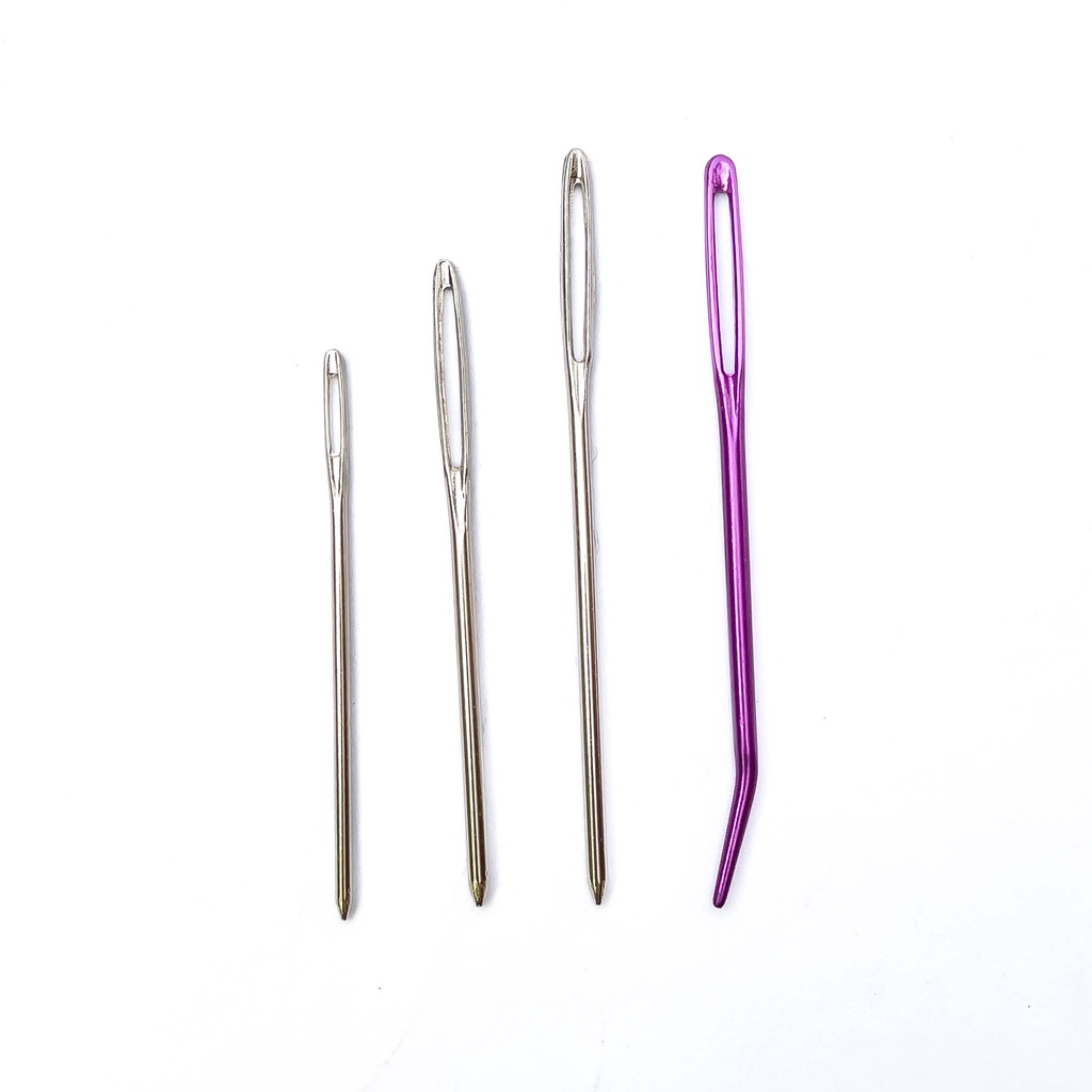 3pcs / 4pcs Blunt Largeeye Metal Tapestry Needles 5.2cm / 6cm / 7cm