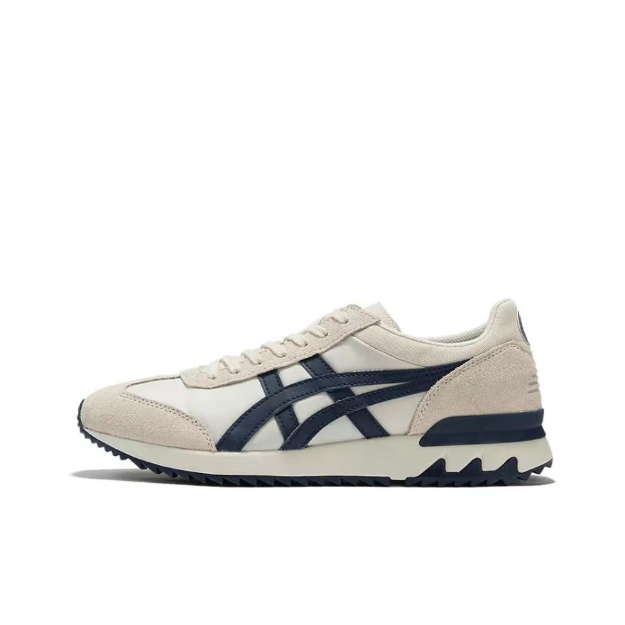 Men's and Women's California 78 EX Classic Retro onitsuka Running Shoes Off White/Dark Blue