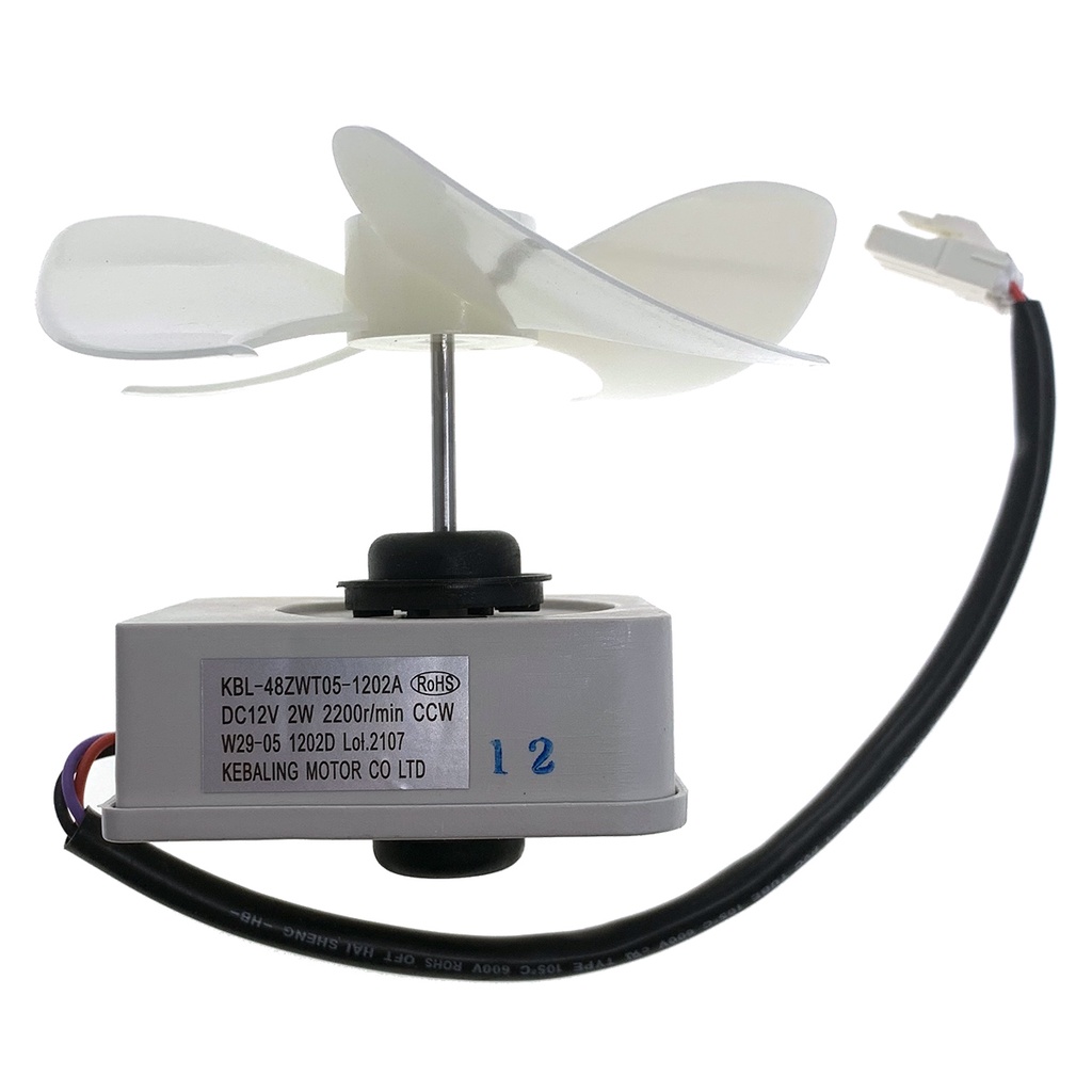 Motore Ventola Per Frigorifero KBL-48ZWT05-1202A &ndash; DC 12V 2200 R/min, Omar
