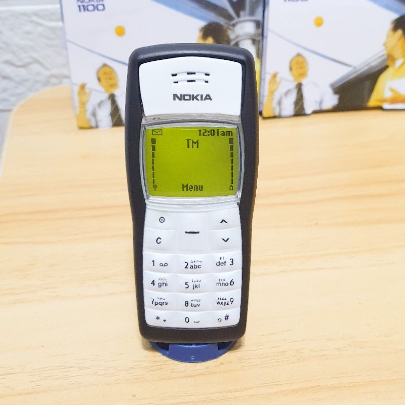 Nokia 1100 Classic Vintage Keypad Phones Flashlight Single Sim Shopee