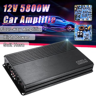 Meterk 4-Channel Car Audio Amplifier 7800W HiFi Class-D Stereo