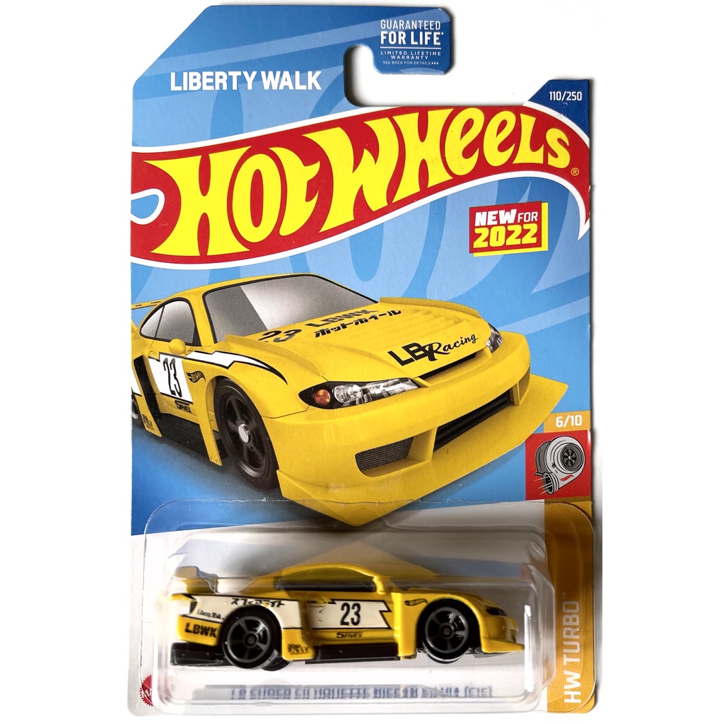 Hot Wheels - HW Turbo - LB Super Silhouette Nissan Silvia (S15) Yellow ...