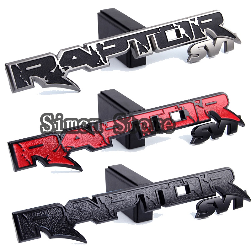 ABS 37.5x7cm RAPTOR SVT Logo Car Side Fender Sticker Emblem for Ford ...