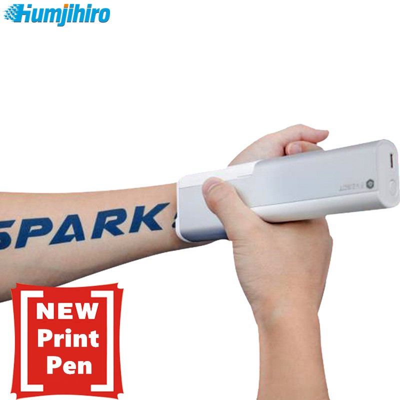 Mini Handheld Inkjet Print Pen Printer DIY Tattoo Logo Printer Inkjet Printpen Portables