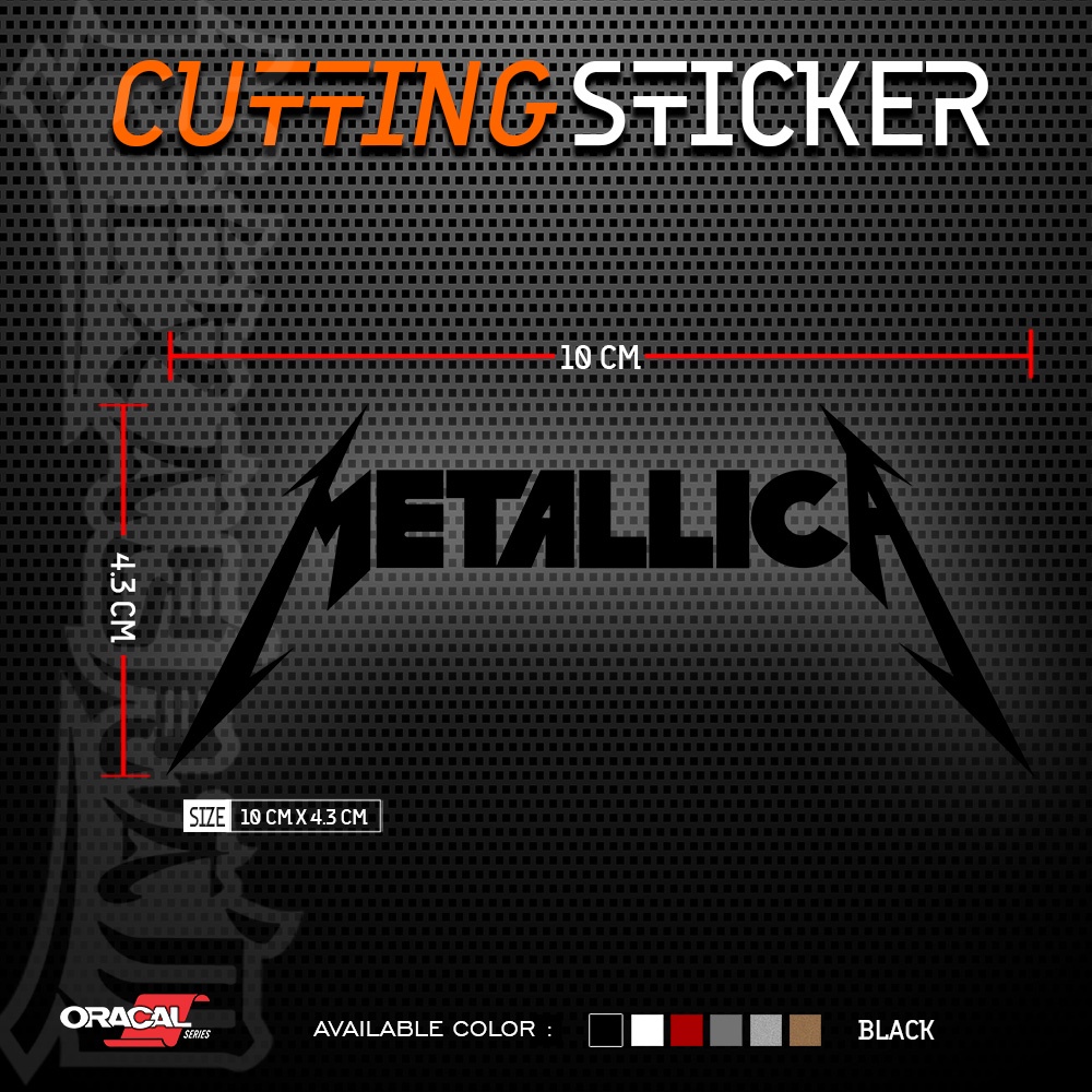 Metallica Band Sticker Cutting | Metallica Cutting Band Sticker ...