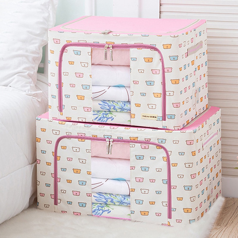 Folding Storage Box Oxford Storage Box Cloth Storage Box Frame ...
