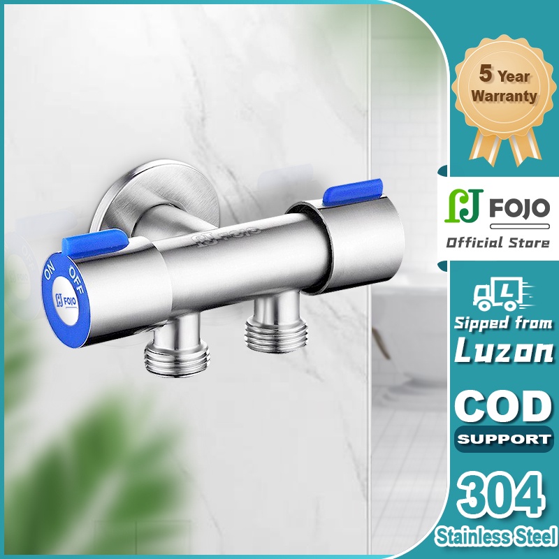 【fojo】stainless Steel 304 12 Angle Valve One Into Two Out Three Way Control Multi Function 9427