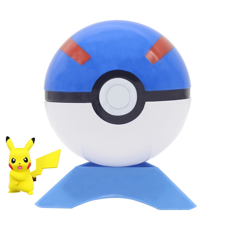 7cm Pokeball Pokemon Cartoon Toy Ball+Figure Pikachu Monster Toys ...