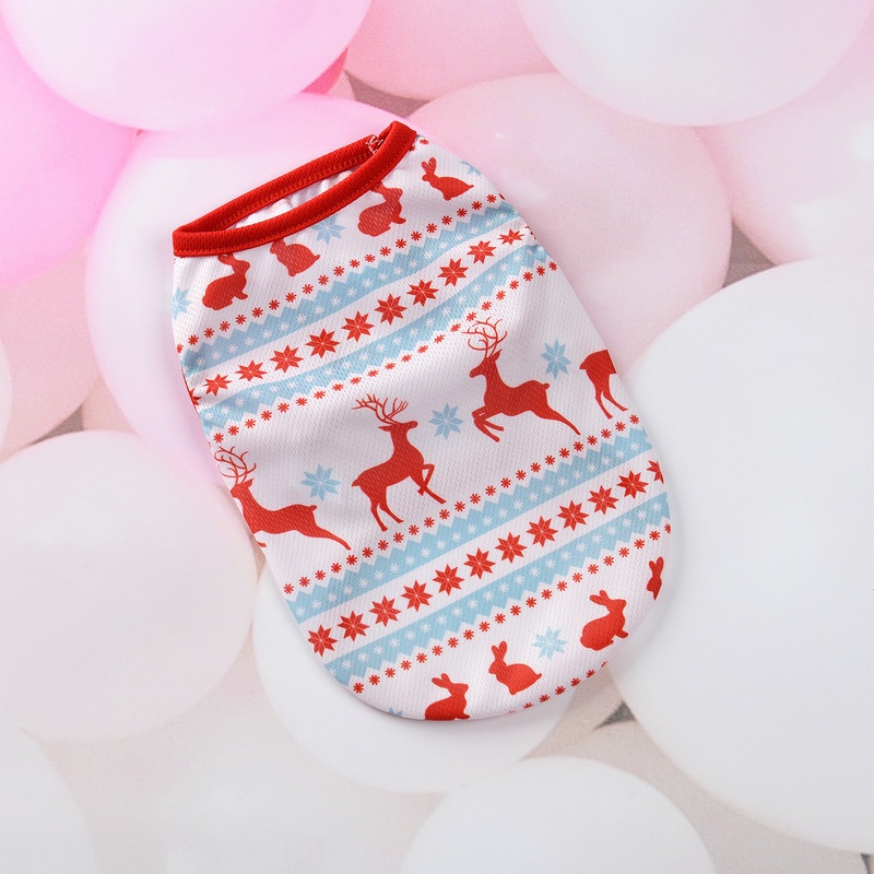 Christmas Dog Clothes for Shih Tzu New Year Puppy Vest Costume Cat ...