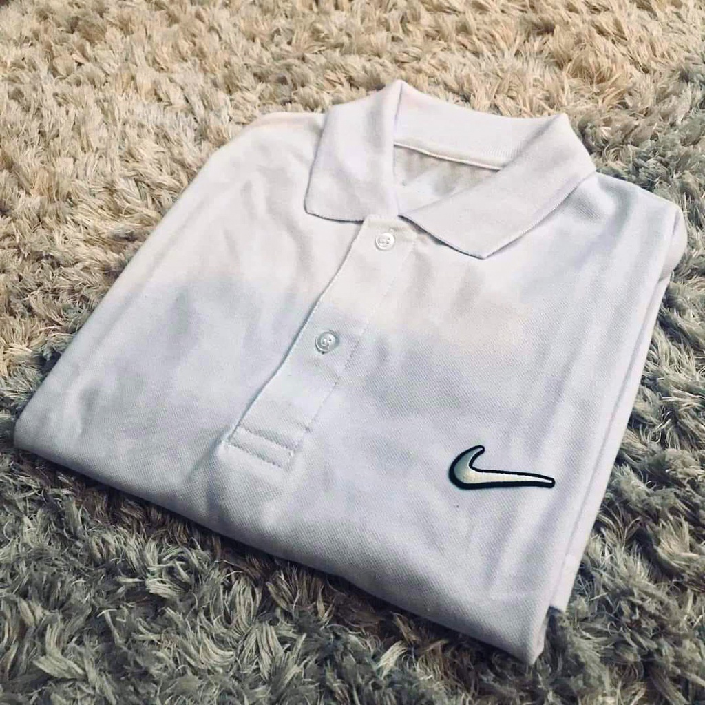 Nike Swoosh Premium Polo Shirt (Iron On Patches) | Shopee Philippines