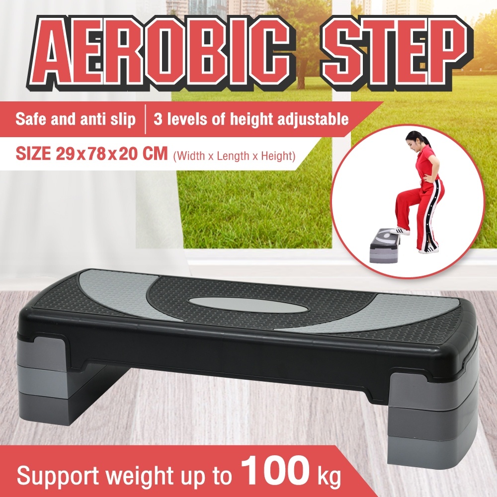 Bettergrowph Arerobic Step Board Fitness Exercise Stepper Steps Height ...