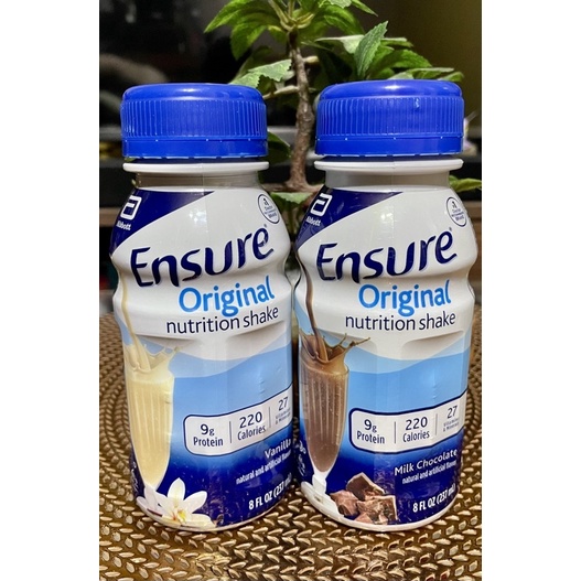 Vanilla And Chocolate Flavor ( Ensure Original Nutrition Shake )8oz ...