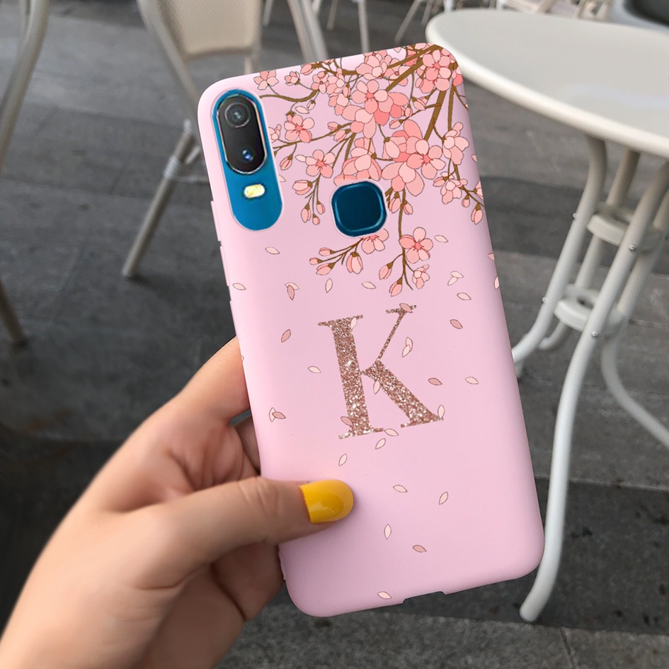 Cute Letters Casing Vivo Y11 2019 1906 Phone Case Soft Silicone Shockproof  Bumper VivoY11 Y 11 2019 Back Cover Shell - Main Image