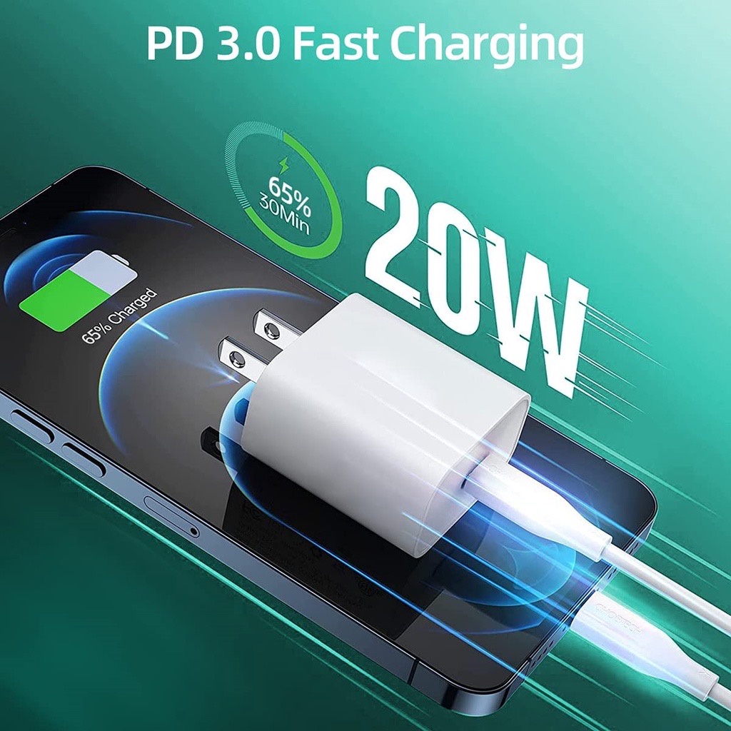 IN YOU Original Fast Charger Adapter 20W PD Type-C USB-C Power Fast ...