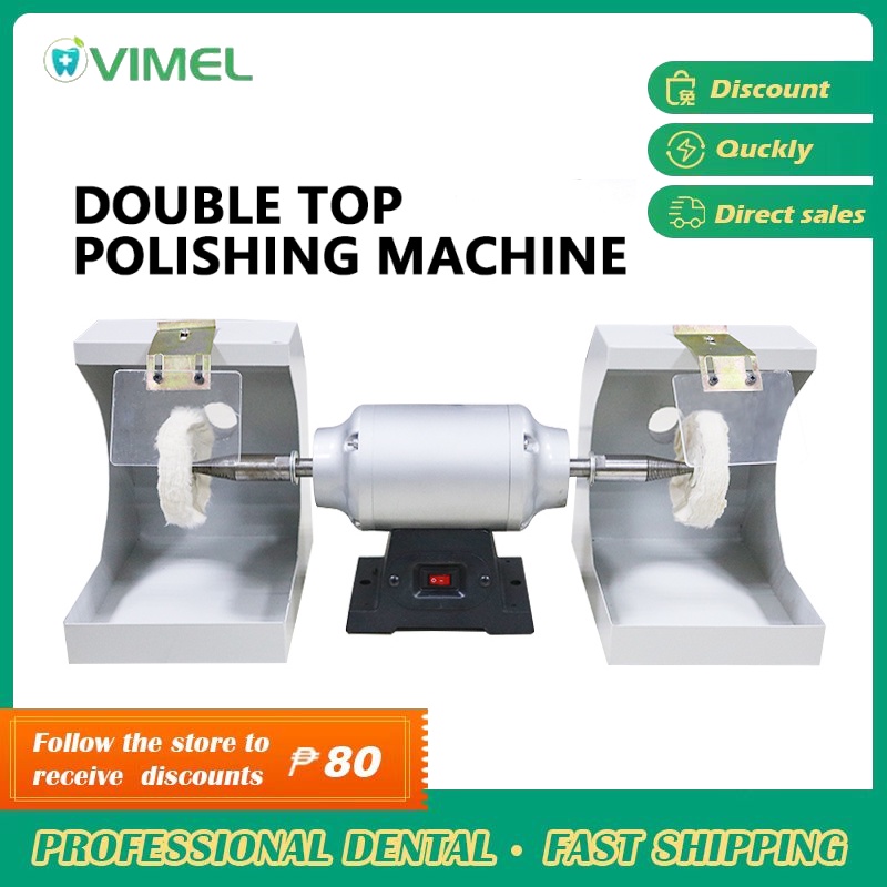 220V 550W Dental Double Top Polishing Machine Oral Dental Grinding