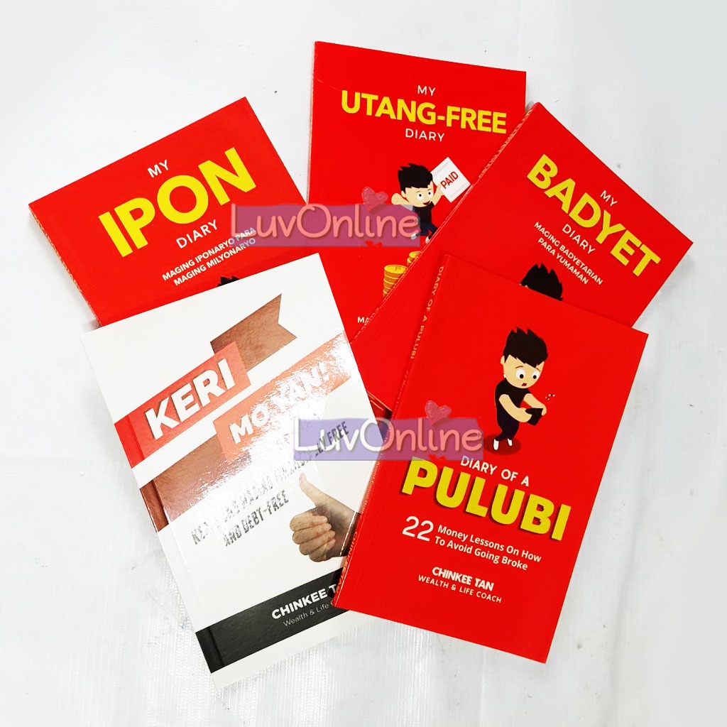 chinkee tan books bundle ♜Bundle Diary 5in1 Utang Ipon badyet Pulubi
