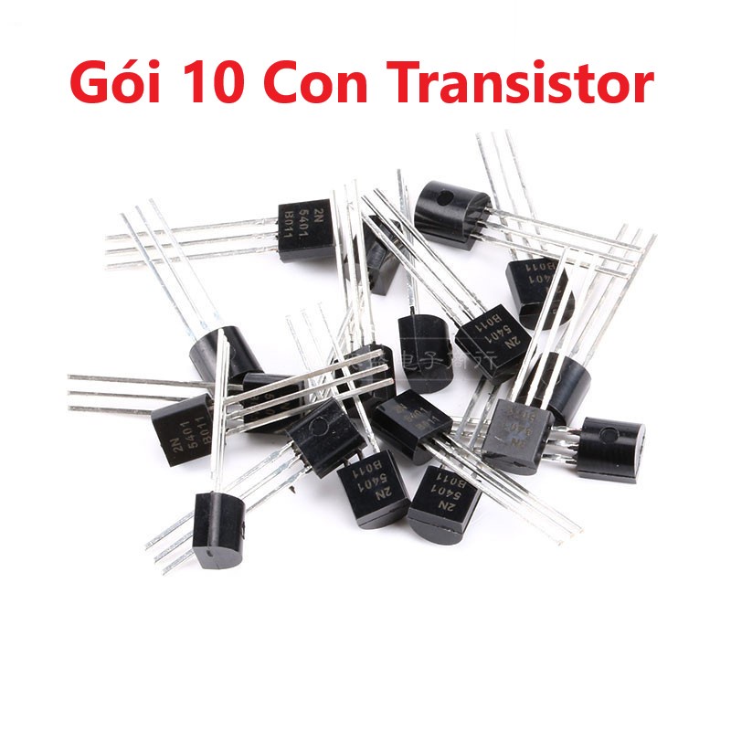 Package Of 10 Transistor Pins TO-92 Codes: A1015, C1815, 2N3904, 2N3906 ...