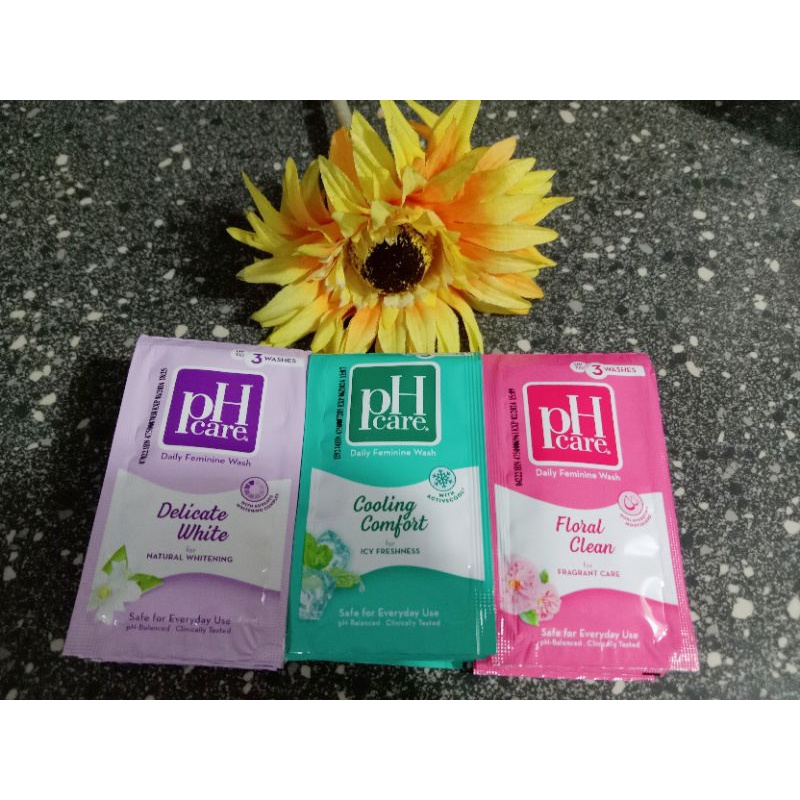 PH care Feminine wash sachet/Sold per 1 piece/Soldper12pcs Shopee