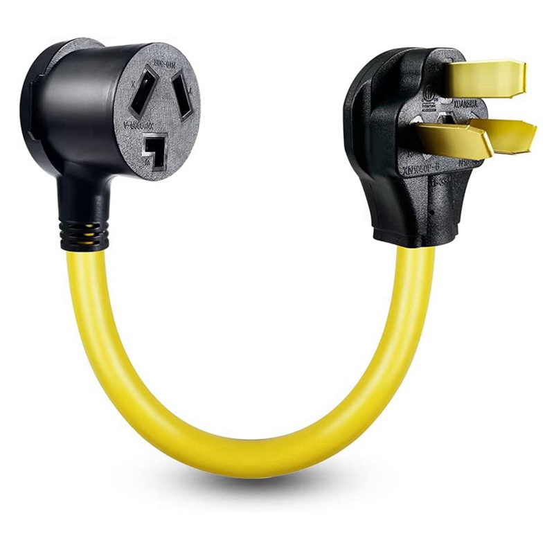 10 50P 50 Amp 3 Prong Old Style Dryer/Range Plug To 10 30R 3 Prong