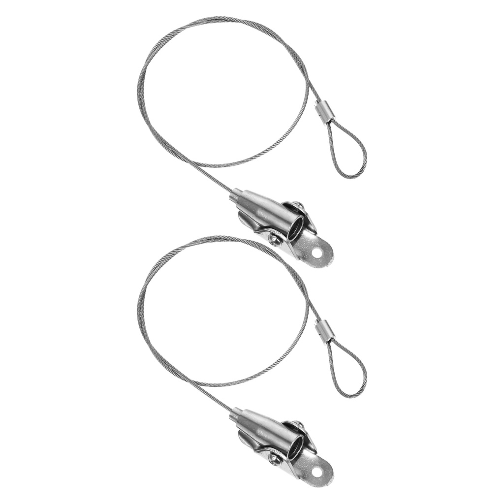 [READY STOCK] Wall Mount Mirror Hook Hanging Wire Stainless Steel Cable