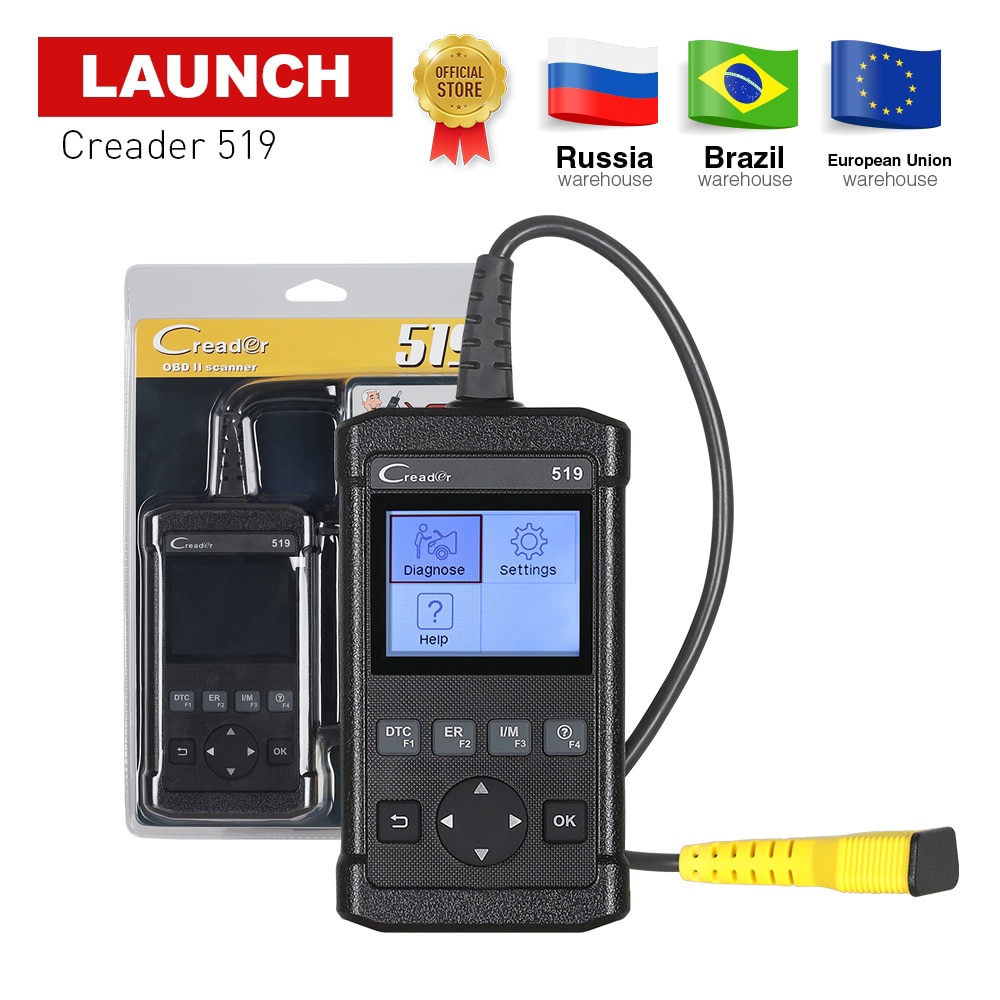 LAUNCH Creader 519 OBD2/EOBD Diagnostic tool CR519 OBD 2 Scanner On