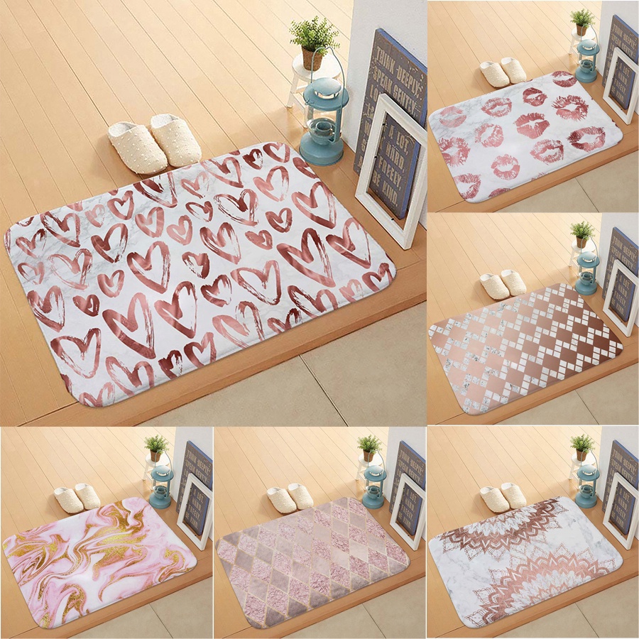 New Marble Geometric Pattern Thick Nonslip Super Soft Kitchen Coffee Table Pad Living Room Sofa