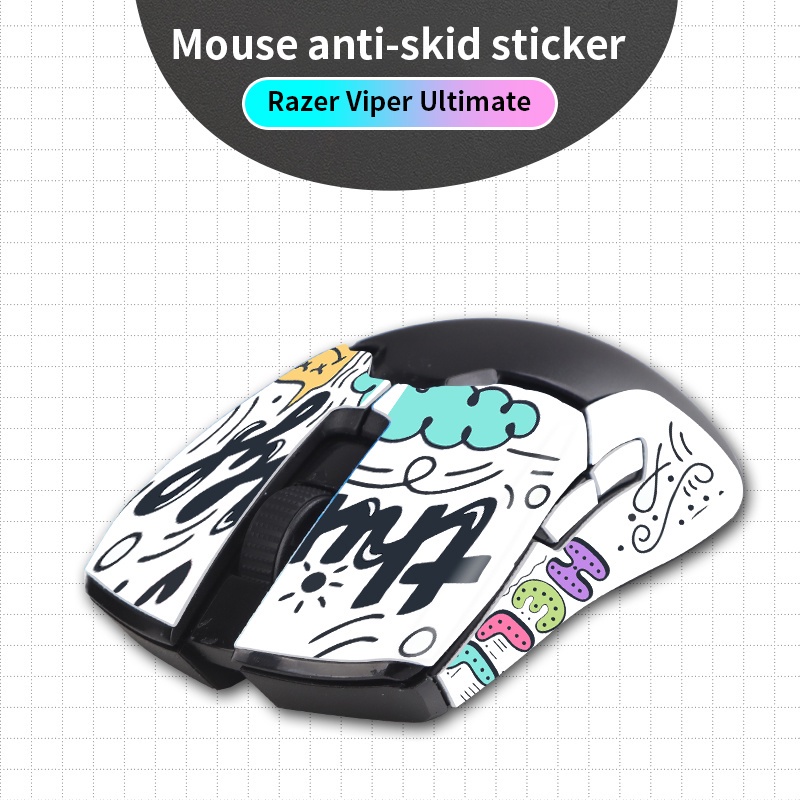 wired Mouse Grip Tape Skate For Razer Viper Ultimate Mouse Handmade