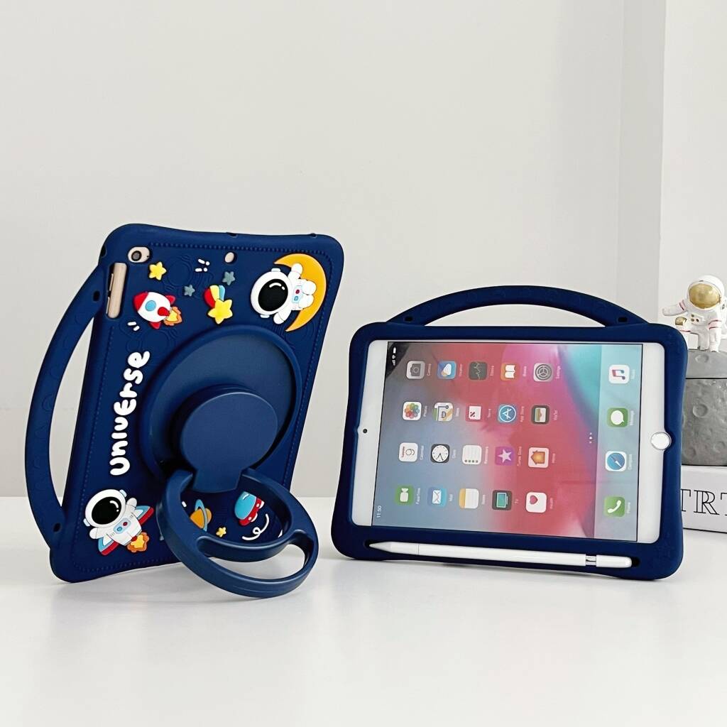 Casing Astronaut Silicone Compatible with Mini 1 2 3 4 5 6 IPad 7 8 9 ...