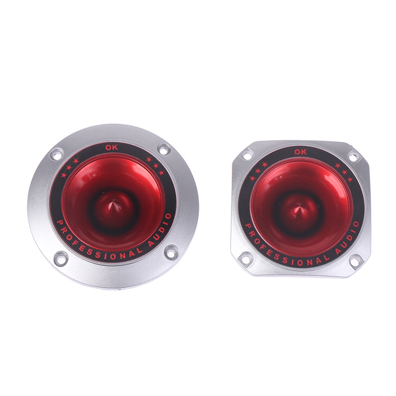 1Pc Piezo Horn Speaker Red Car Subwoofer Tweeter Piezoelectric Head