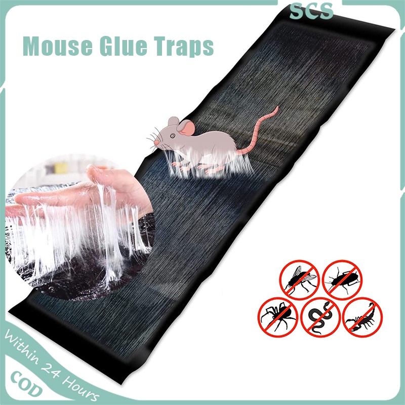 Large Rat Sticky Traps Black Mouse Glue Trap Stickiness Trapping Pads ...