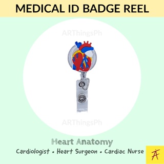 Medical ID Badge Reel Holder - Retractable Badge Reel - Doctor Nurse Badge