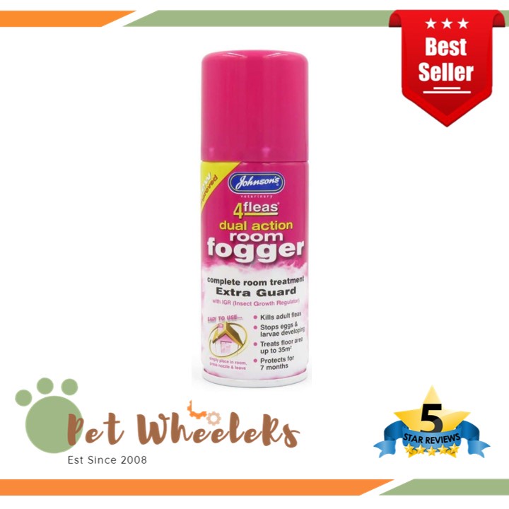 ஐ Johnsons 4Fleas Room Fogger Spray Flea Killer (100ml) Shopee