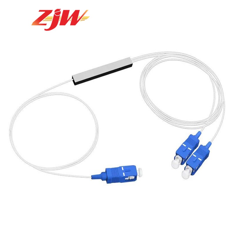 ZJW 1x2 1x4 1X8 1x16 PLC Splitter SC/UPC SM 0.9mm G657A1 PVC 1m FTTH ...