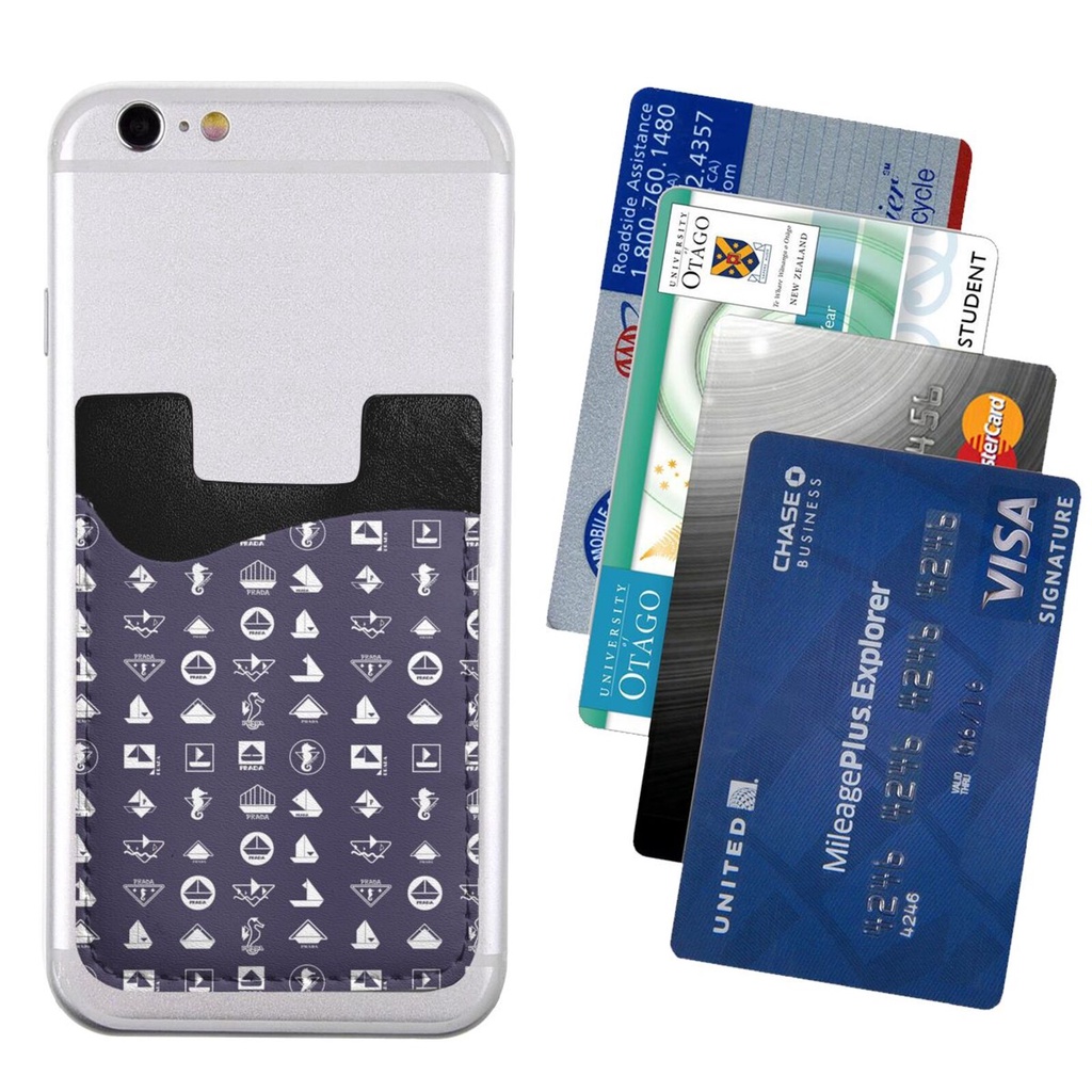 Prad PU Adhesive Sticker Mobile phone card package 2.4*3.5in Wallet ...