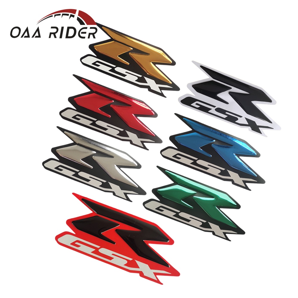 2Pcs Logo Tank Sticker For Suzuki GSX-R GSXR 600 750 1000 1100 Emblem ...