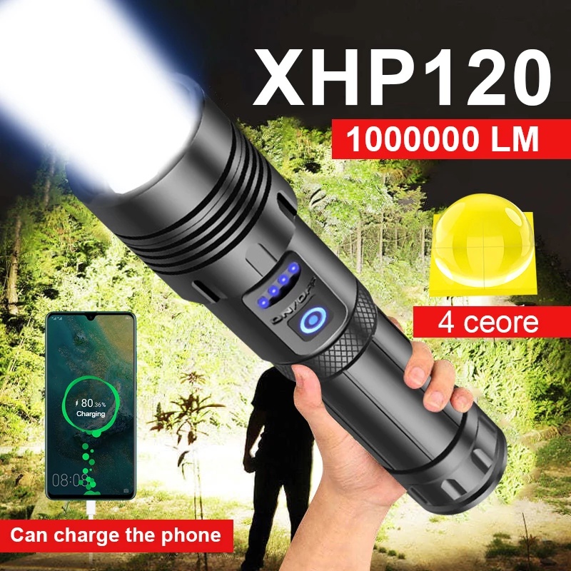 5year warranty Flashlight/flashlight rechargeable water proof/Portable