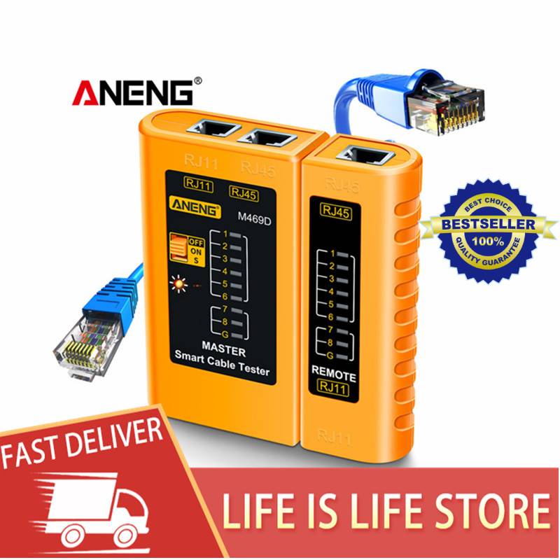 RJ45 Cable Lan Tester Network Cable Tester RJ45 RJ11 RJ12 CAT5 UTP LAN
