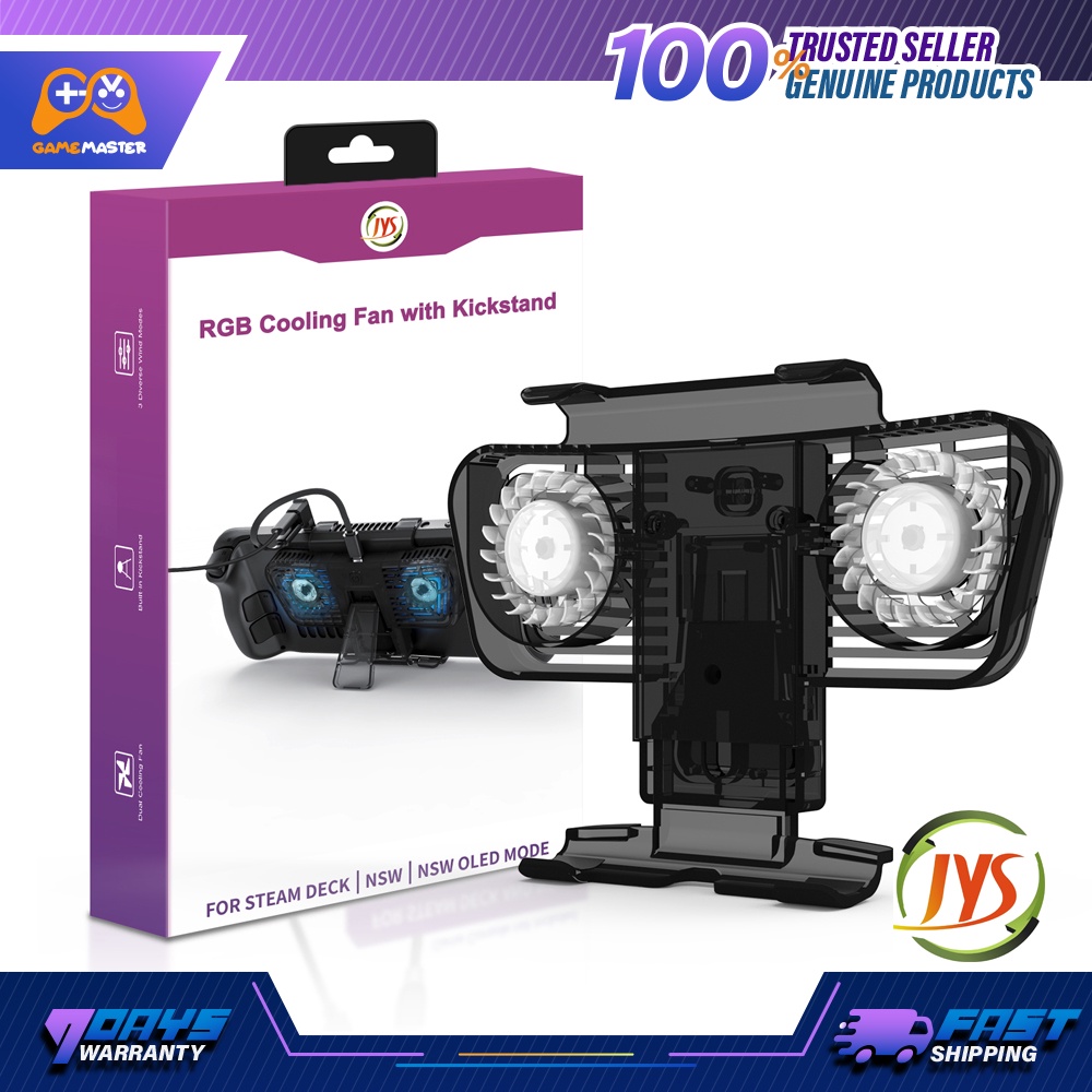 Steam Deck Cooling Fan Holder Stand with LED Light Compatible with ...