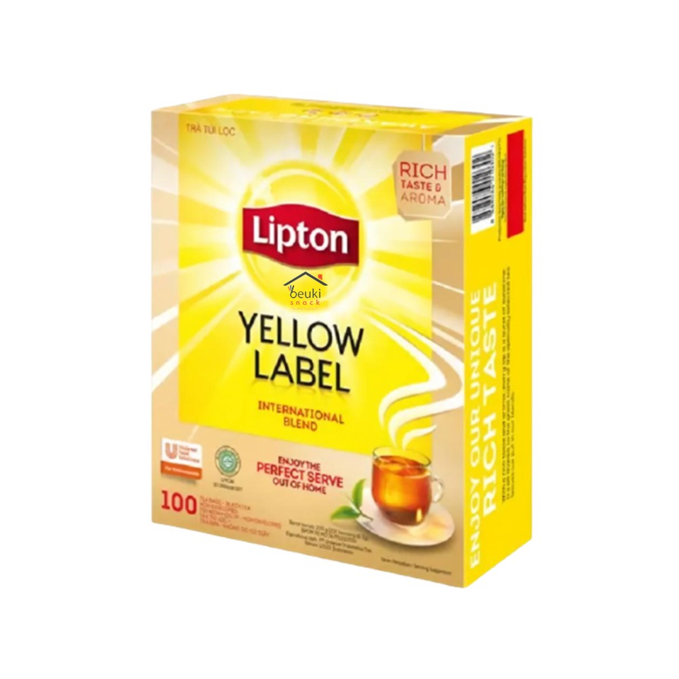 Lipton Yellow Label Tea Bag Box 100 Tea Bag Shopee Philippines