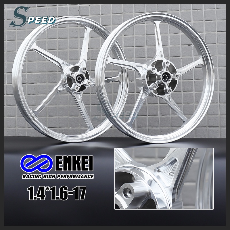 Enkei 511 CNC Mags Sliver Sniper135 GTR150 Front Disc Brake Rear Drum ...