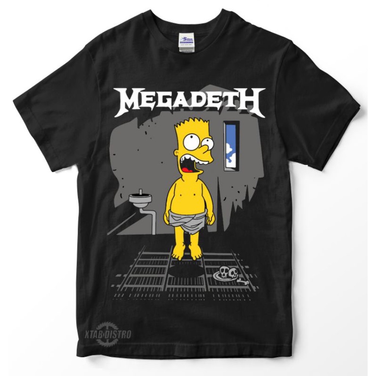 MEGADETH SIMPSONS countdown Premium tshirt Megadeth rust in peace heavy ...