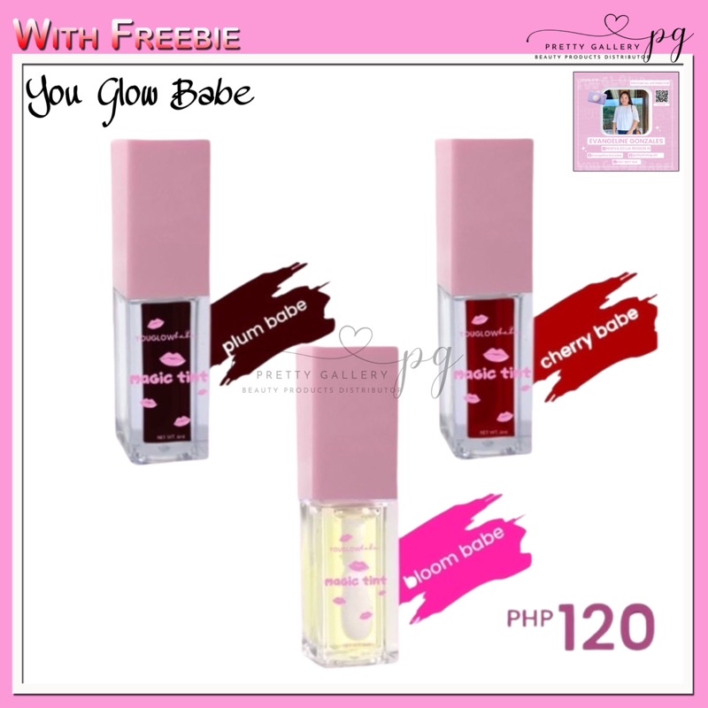 You Glow Babe Lip Tint Original Onhand With Freebie Shopee Philippines