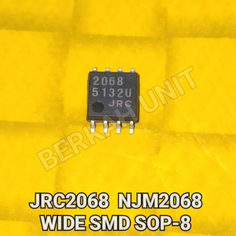 Jrc2068d JRC2068 NJM2068 2068D WIDE SMD SOP-8 2068 | Shopee Philippines