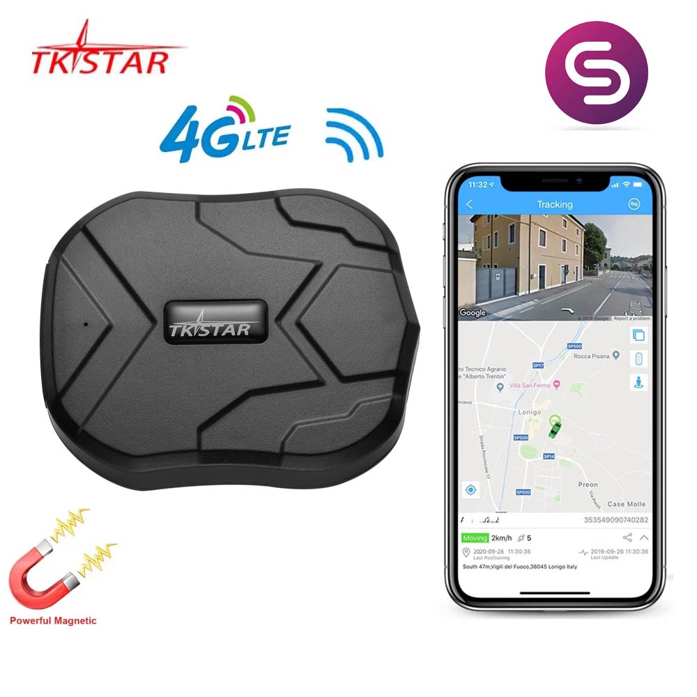 4G TKSTAR TK905 Car GPS Tracker 5000mAh 90 Days Standby GPS AGPS Dual ...