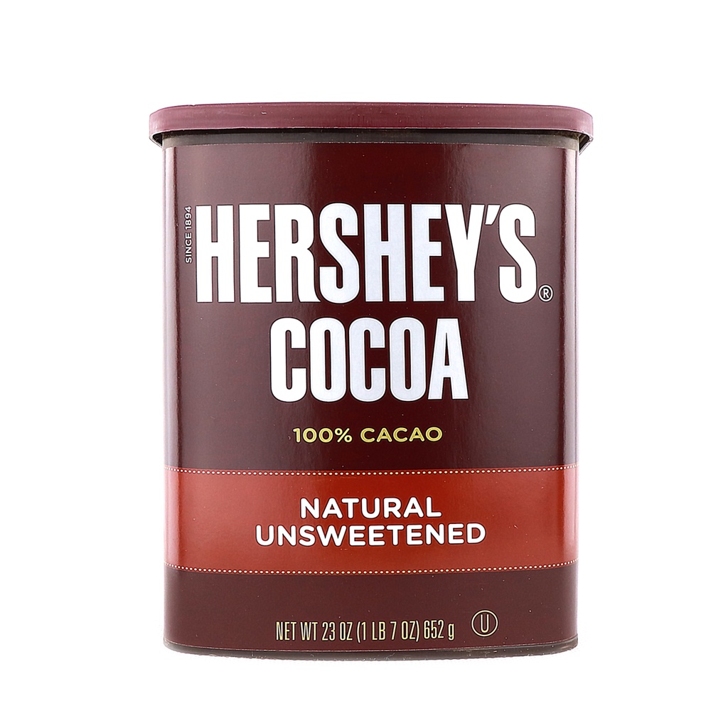 Hershey's Cocoa 100% Natural Unsweetened Cocoa Powder 652g | Shopee ...