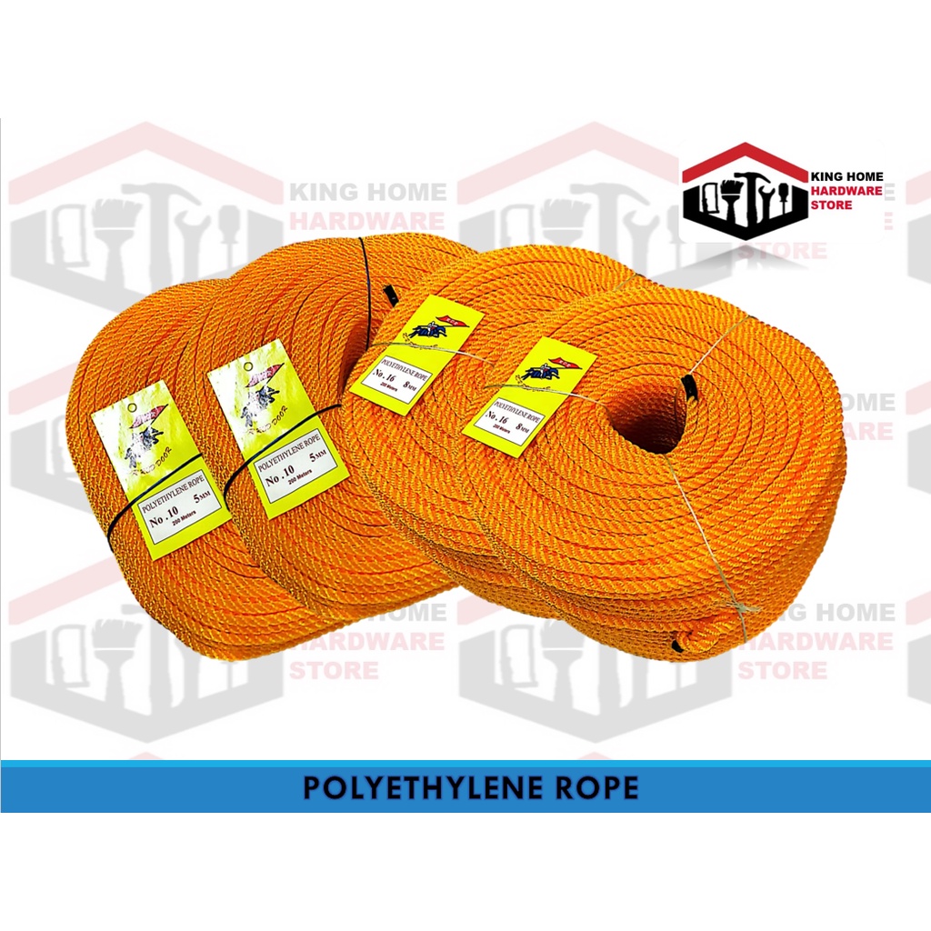 SANAPO HIGH QUALITY POLYETHYLENE ROPE/NYLON ROPE (200METERS) SOLD PER ...